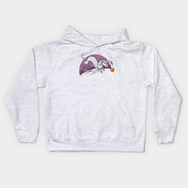 Go Fetch, Falcor! Kids Hoodie by ctupa